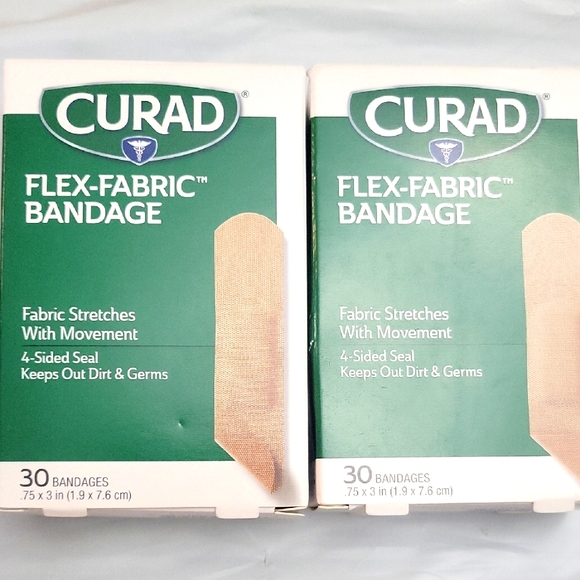 2x Curad Flex-Fabric Bandages 30 Pack - Picture 1 of 1